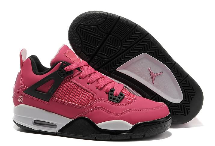 Cheap Womens Air Jordan 4 Retro Voltage Cherry White Black For Sale